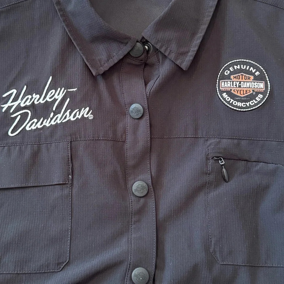 Harley Davidson Performance Fast Dry Vented Classic Shirt - Picture 8 of 8